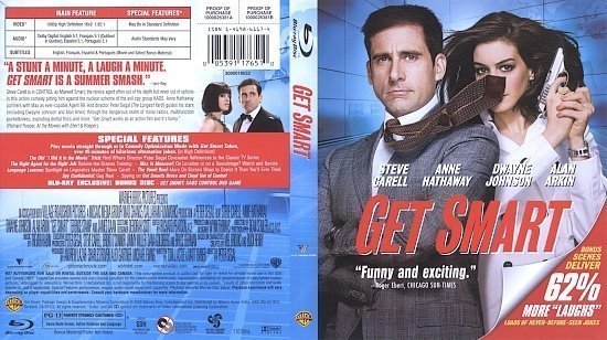 dvd cover Get Smart (2008) Blu-Ray