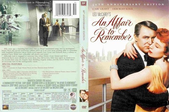 dvd cover An Affair To Remember (1957) SE R1