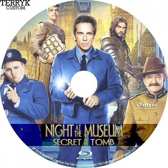 dvd cover Night at the Museum - Secret of the Tomb Blu-Ray Custom