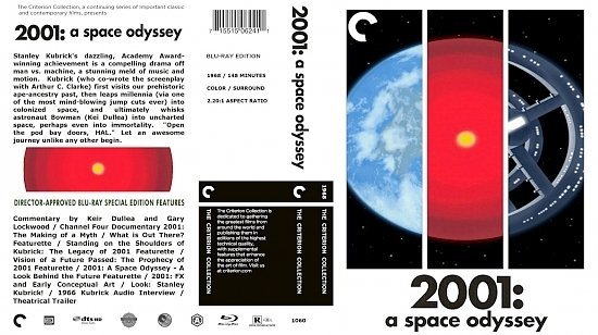 dvd cover 2001 A Space Odyssey