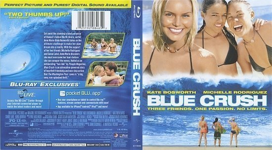 dvd cover Blue Crush (2011) R1 Blu-Ray