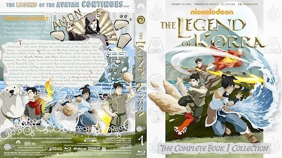 dvd cover The Legend of Korra