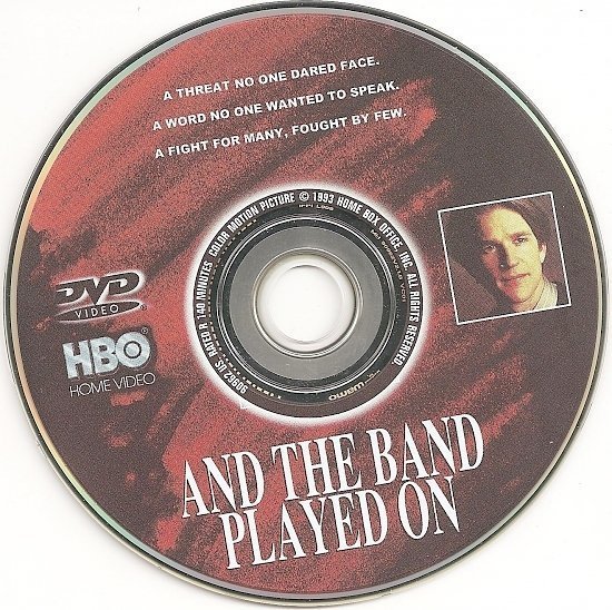 dvd cover And The Band Played On (1993) WS R1