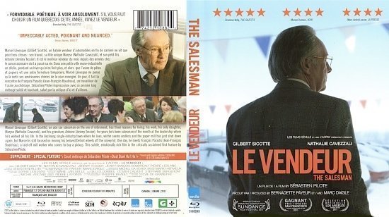 dvd cover Le Vendeur The Salesman Canadian Bluray