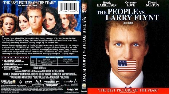 dvd cover The People Vs. Larry Flynt