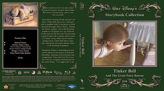 dvd cover Tinker Bell ATGFR Combo
