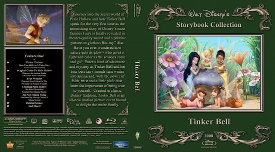 dvd cover Tinker Bell