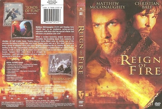 dvd cover Reign Of Fire (2002) WS R1