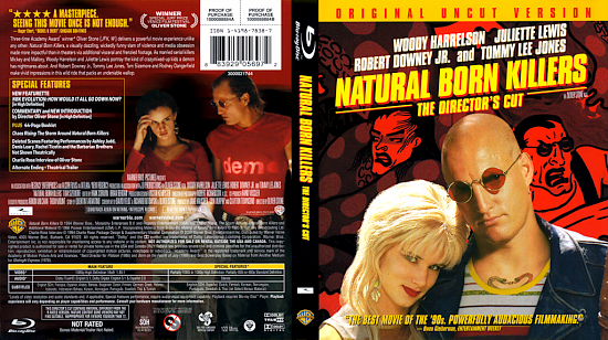 dvd cover Natural Born Killers Unrated