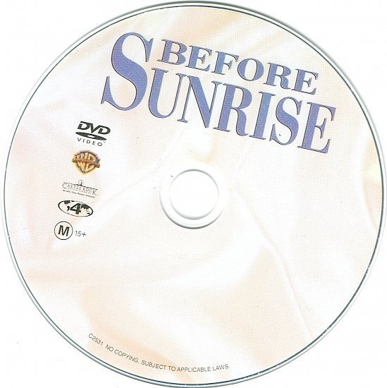 dvd cover Before Sunrise (1995) WS R4