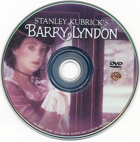 dvd cover Barry Lyndon (1975) R1