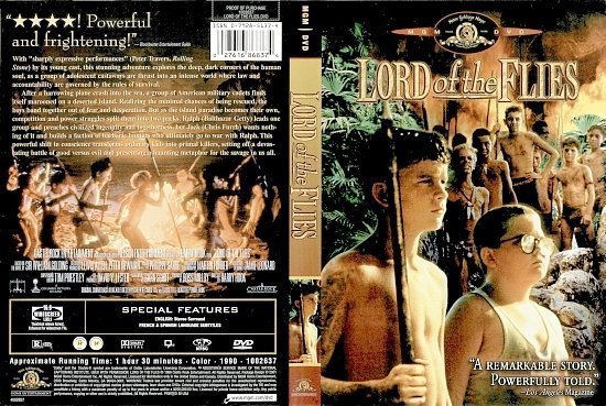 dvd cover Lord of the Flies (1990) WS R1