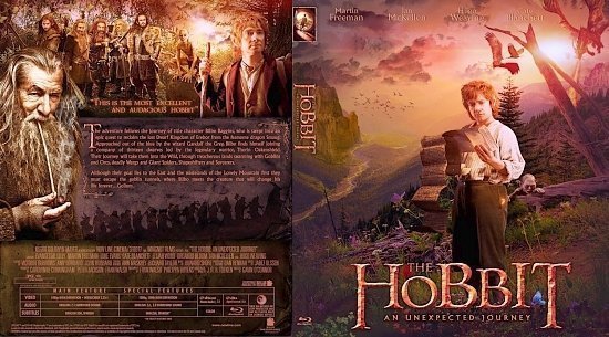 dvd cover The Hobbit An Unexpected Journey