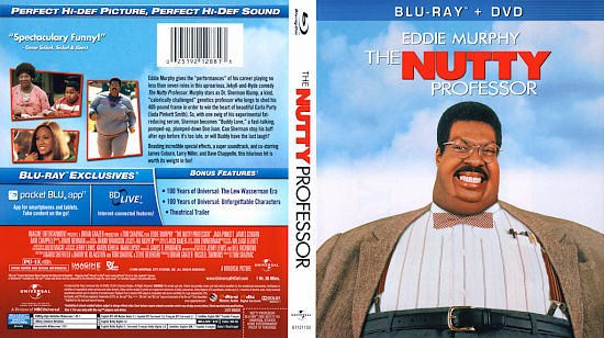 dvd cover The Nutty Professor