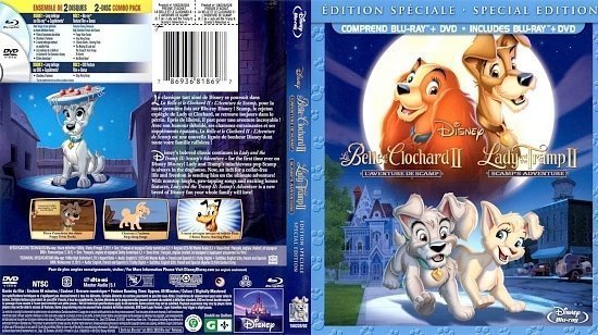 dvd cover Lady And The Tramp II Scamps Adventure Canadian Bluray