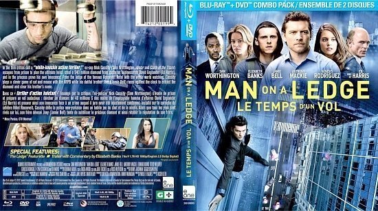 dvd cover Man On A Ledge Le Temps d'Un Vol