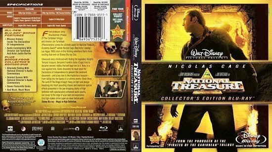 dvd cover National Treasure Collector's Edition