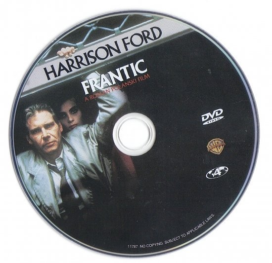 dvd cover Frantic (1988) WS R4