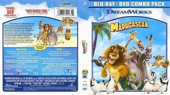 dvd cover Madagascar
