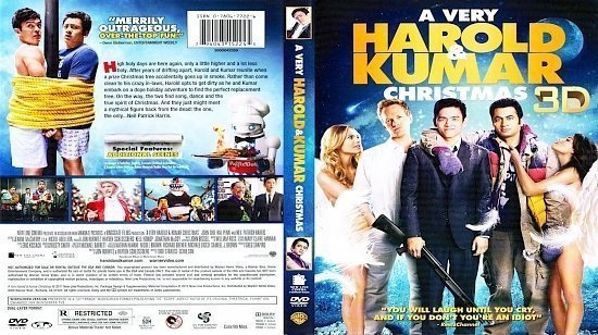 dvd cover A Very Harold Kumar Christmas