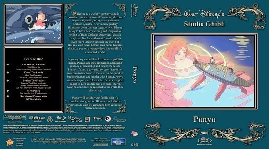 dvd cover Ponyo