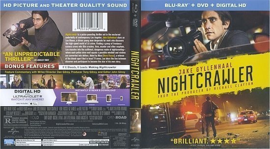 dvd cover Nightcrawler Blu-Ray