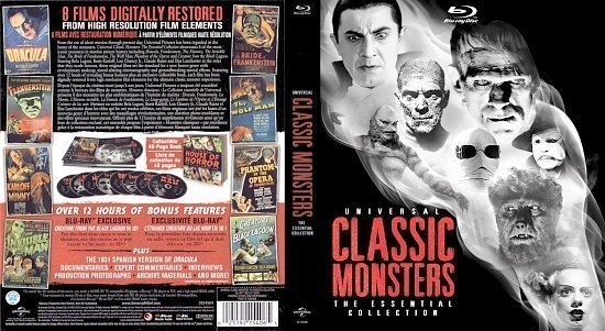 dvd cover Classic Monsters Collection