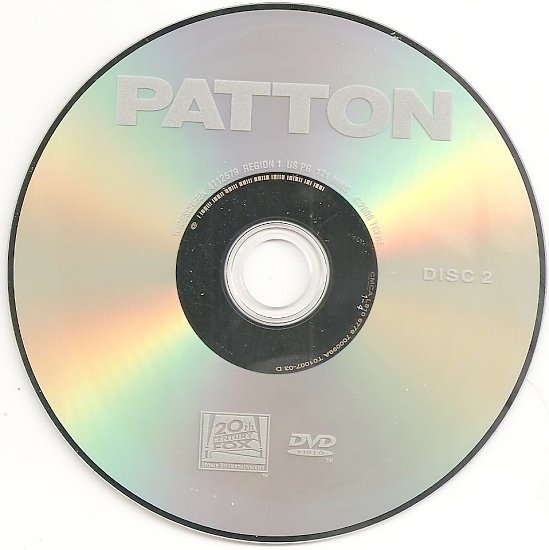 dvd cover Patton (1970) WS R1