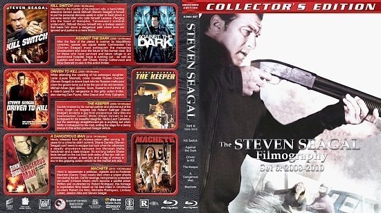 dvd cover Steven Seagal Filmography Set 6 (2008 2010)