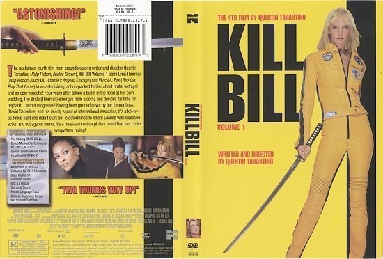 dvd cover Kill Bill: Volume 1 (2003) R1