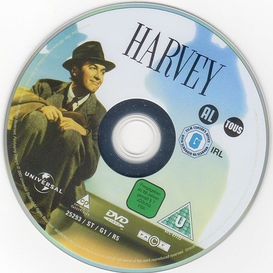 dvd cover Harvey (1950) R2