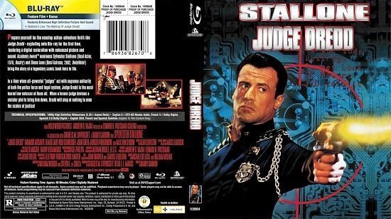 dvd cover Judge Dredd