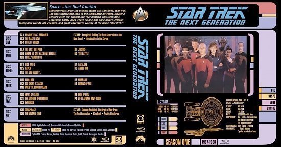 dvd cover Star Trek: The Next Generation Season One