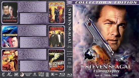 dvd cover Steven Seagal Filmography Set 4 (2004 2006)
