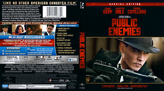 dvd cover Public Enemies