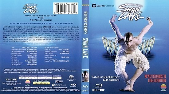 dvd cover Matthew Bourne's Swan Lake