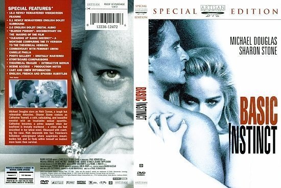 dvd cover Basic Instinct (1992) SE WS R1