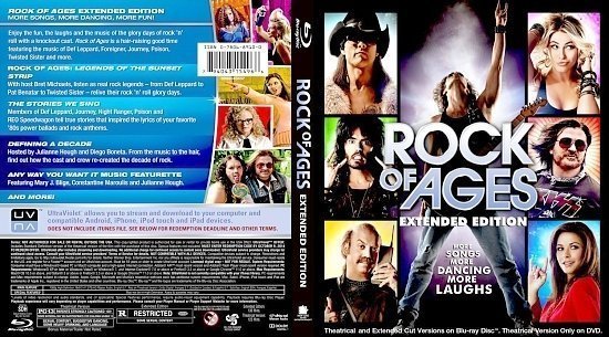 dvd cover Rock Of Ages Extended Edition