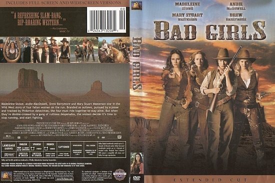 dvd cover Bad Girls (1994) R1