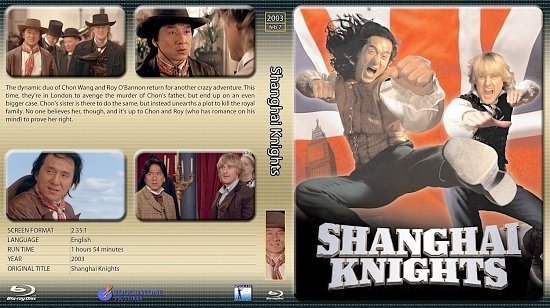 dvd cover Shanghai Knights