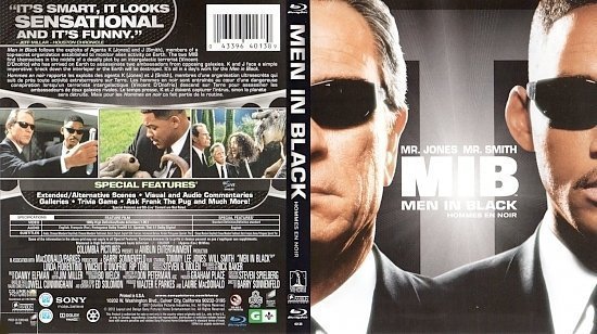 dvd cover Men In Black Hommes en Noir