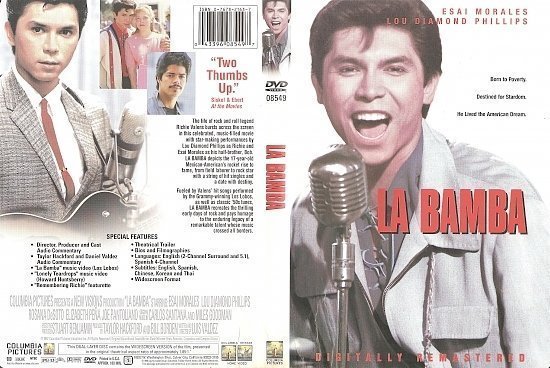 dvd cover La Bamba (1987) WS R1