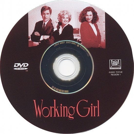dvd cover Working Girl (1988) R1