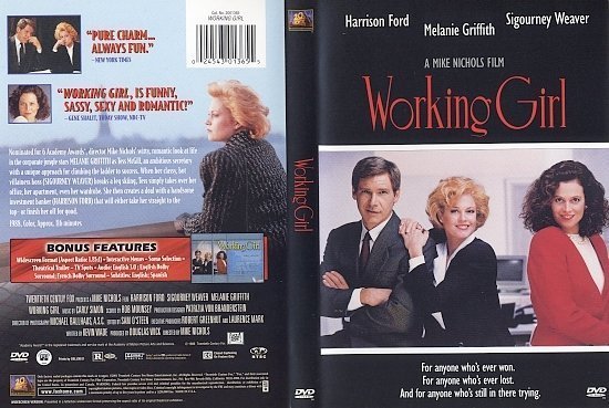 dvd cover Working Girl (1988) R1