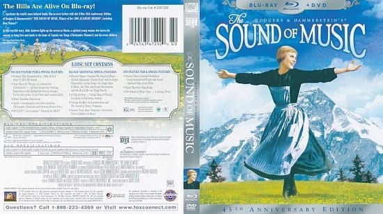 dvd cover The Sound of Music (1965) Blu-Ray Cover