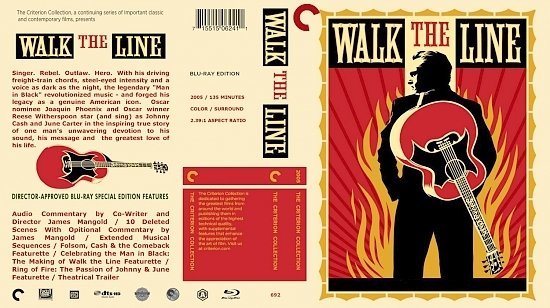 dvd cover Walk The Line