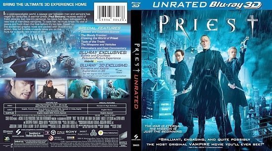 dvd cover Priest 3D