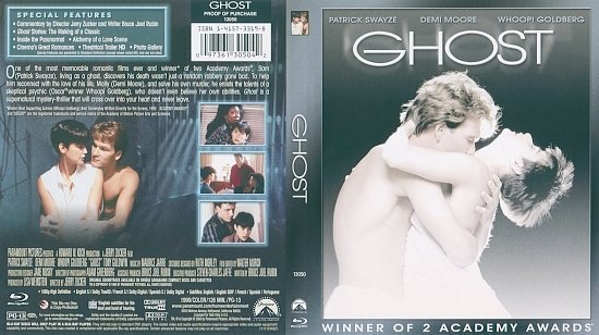 dvd cover Ghost (1990) Blu-Ray