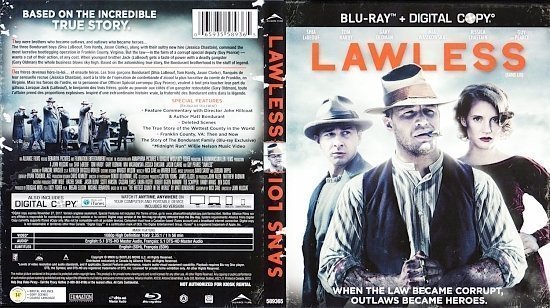 dvd cover Lawless