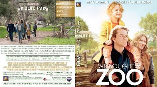 dvd cover We Bought a Zoo